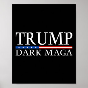 Affiche Trump 2024 Donald Trump, le président Dark Mega
