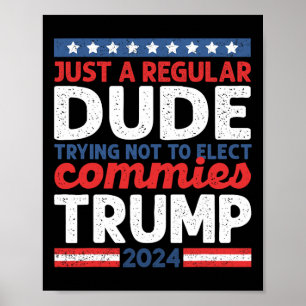 Affiche Trump 2024 Donald Trump Vance Juste Un Type Ordina