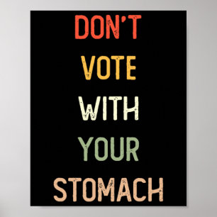 Affiche Trump 2024 Donald Trump Vance Ne votez pas avec vo