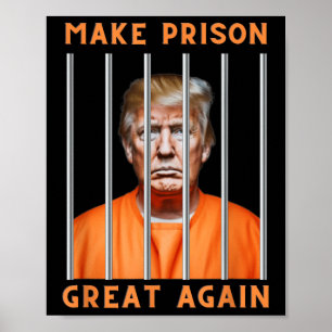 Affiche Trump 2024 En Prison