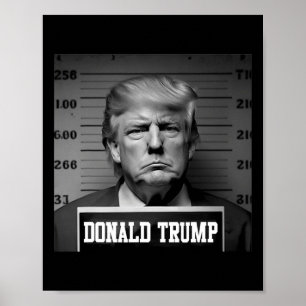 Affiche Trump 2024 Mugshot Trump Mug Shot Président