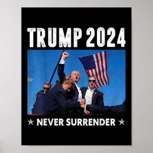 Affiche Trump 2024 Ne Cesse Jamais Pro Trump Pour Présiden