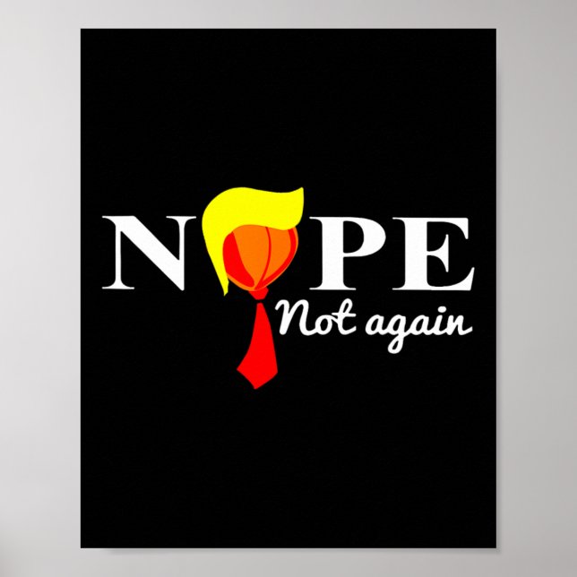 Affiche Trump 2024 n'est plus drôle (Devant)