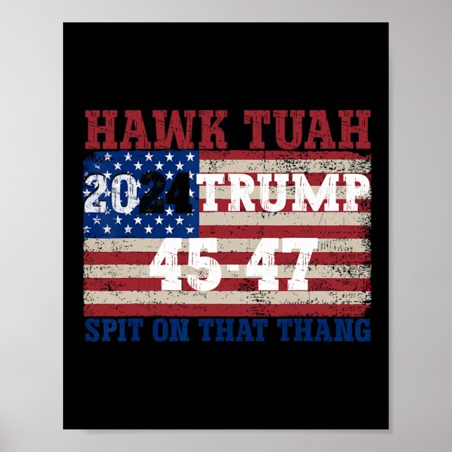 Affiche Trump 2024, Parodie De L'Élection De Thang (Devant)
