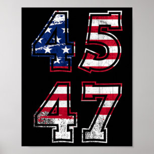 Affiche Trump 2024 pour le président