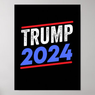 Affiche Trump 2024 Pour le président Donald Jr. Maga Elect