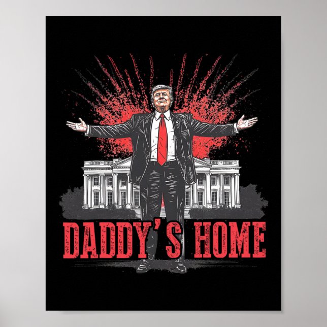 Affiche Trump 2024 Prenez America Ck Daddy's Home Trump Pi (Devant)