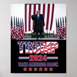 Affiche Trump 2024 : Reprendre l'Amérique