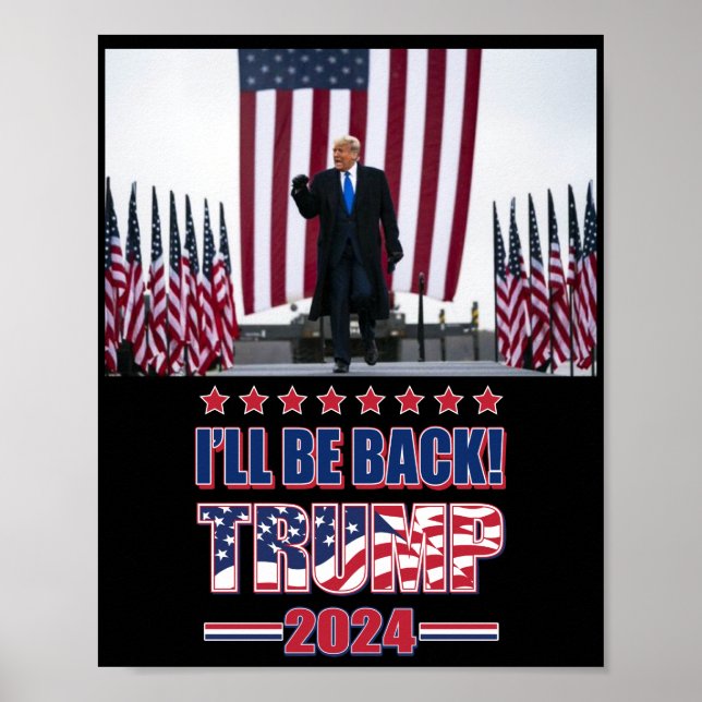 Affiche Trump 2024 : Reprendre l'Amérique (Devant)