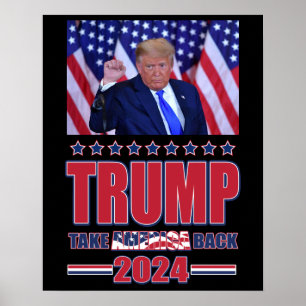 Affiche Trump 2024 : Reprendre l'Amérique