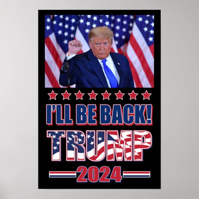 Affiche Trump 2024 : Reprendre l'Amérique (Devant)