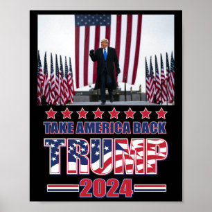 Affiche Trump 2024 : Reprendre l'Amérique