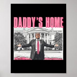 Affiche Trump 2024 Reprendre l'Amérique à la maison de pap