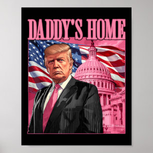 Affiche Trump 2024 Reprendre l'Amérique à la maison Trump