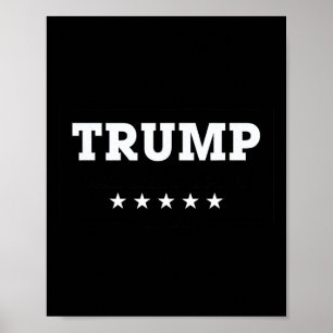 Affiche Trump 2024 Reprendre l'Amérique Élection Rouge