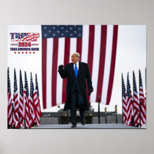 Affiche Trump 2024 Reprenez l'Amérique