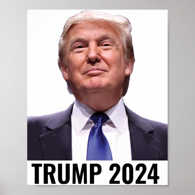 Affiche Trump 2024 : Trump et l'Amérique (Devant)