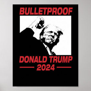 Affiche Trump 2024 Trump Rally Trump Ear Donald Trump Pres