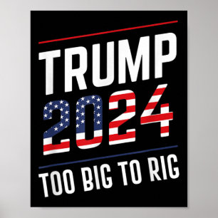 Affiche Trump 2024 - Un Trump qui n'est pas à la hauteur