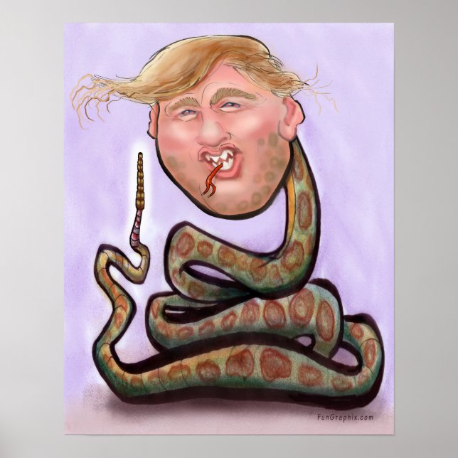 Affiche Trump 2025 Année du Serpent (Devant)