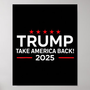 Affiche Trump 2025 - Donald Trump 2025 - L'Amérique en mar