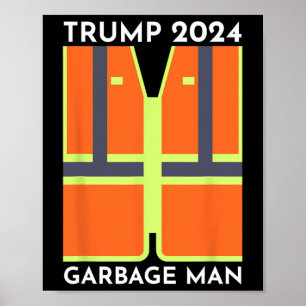 Affiche Trump 2025 Garbyge Homme Drôle Garbyge Patriotes S