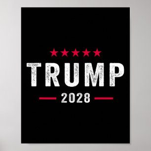 Affiche Trump 2028 Shirt Vote Donald Trump 28