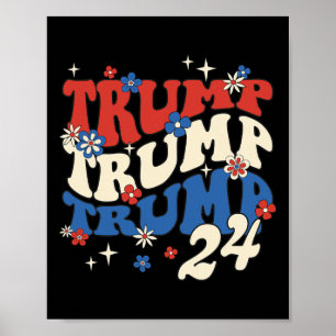 Affiche Trump 24 2024 Super Retro