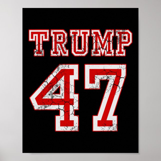 Affiche Trump 47 Élections Républicaines Conservatrices 20 (Devant)
