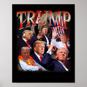 Affiche Trump 4eva 4 juillet Perever Love Président We T T