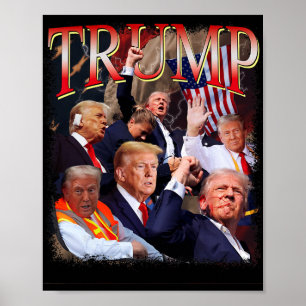 Affiche Trump 4eva 4 juillet Perever Love Président We T T
