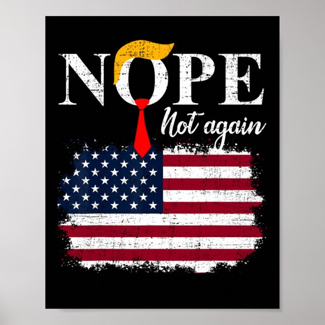 Affiche Trump 5 n'est plus drôle (Devant)