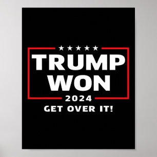 Affiche Trump A Gagné 2024 Pour En Finir Avec