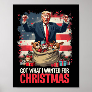 Affiche Trump A Gagné Le Président 2024 - J'Ai Obtenu Ce Q