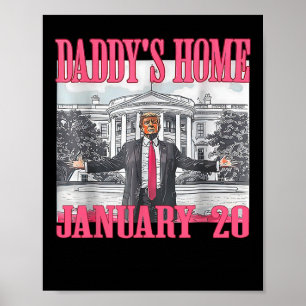 Affiche Trump à la maison de papa