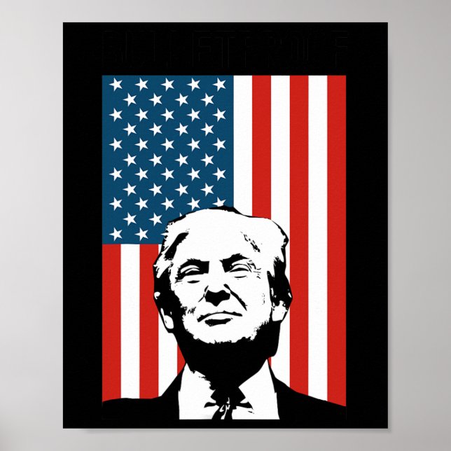 Affiche Trump à l'épreuve des balles (Devant)