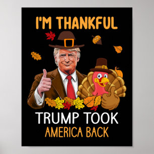 Affiche Trump A Pris L'Amérique En Remerciant La Turquie À