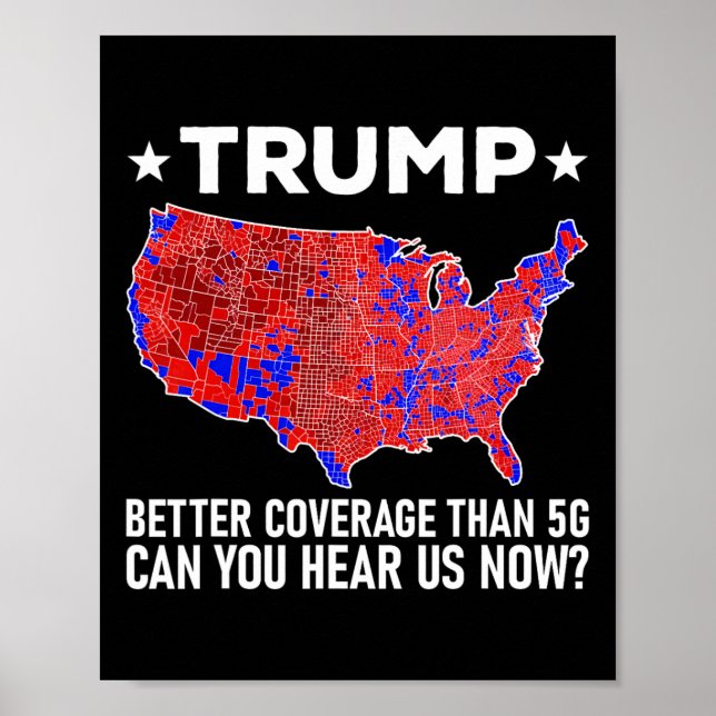 Affiche Trump a une meilleure couverture que la 5g Pouvez- (Devant)