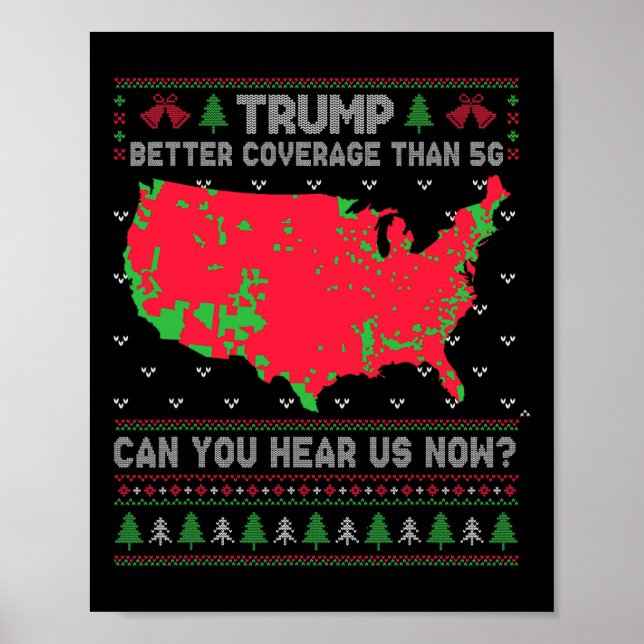 Affiche Trump a une meilleure couverture que la 5g Pouvez- (Devant)