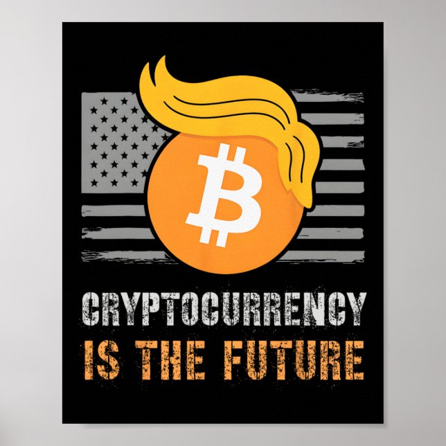 Affiche Trump America Crypto Sarcastique est la plaisanter (Devant)