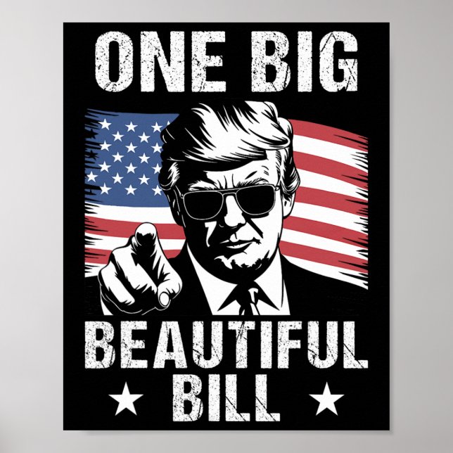 Affiche Trump Américain Grande Facture Une Grande Belle Fa (Devant)