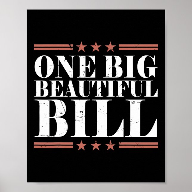 Affiche Trump américain grosse facture une grande belle fa (Devant)