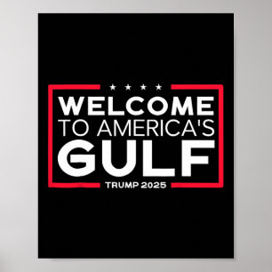 Affiche Trump Amérique du Golfe Mexique Président Trump 20