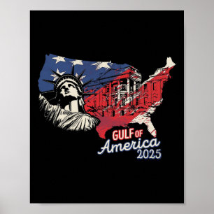 Affiche Trump Amérique du Golfe Mexique Président Trump 20