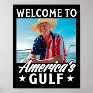 Affiche Trump Amérique du Golfe Mexique président Trump So