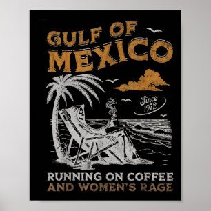 Affiche Trump Amérique Golfe Mexique Président Trump