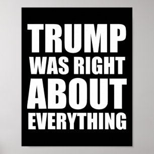 Affiche Trump avait raison à propos de tout _4