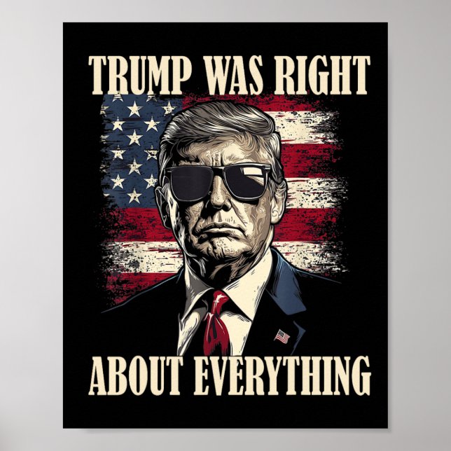 Affiche Trump avait raison à propos de tout 6  (Devant)