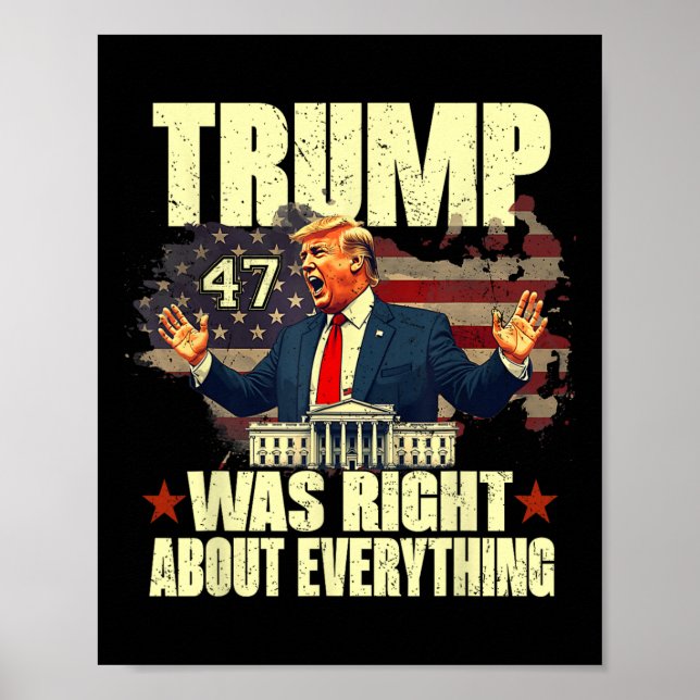 Affiche Trump avait raison sur tout  (Devant)