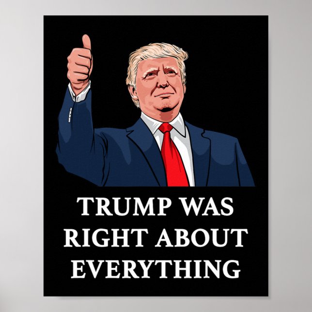 Affiche Trump avait raison sur tout 10  (Devant)